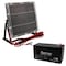 Mighty Max Battery 12V 1.3Ah Replacement for Eagle Picher CF12V1/L With Solar Panel Charger MAX3890187 - alternate 1